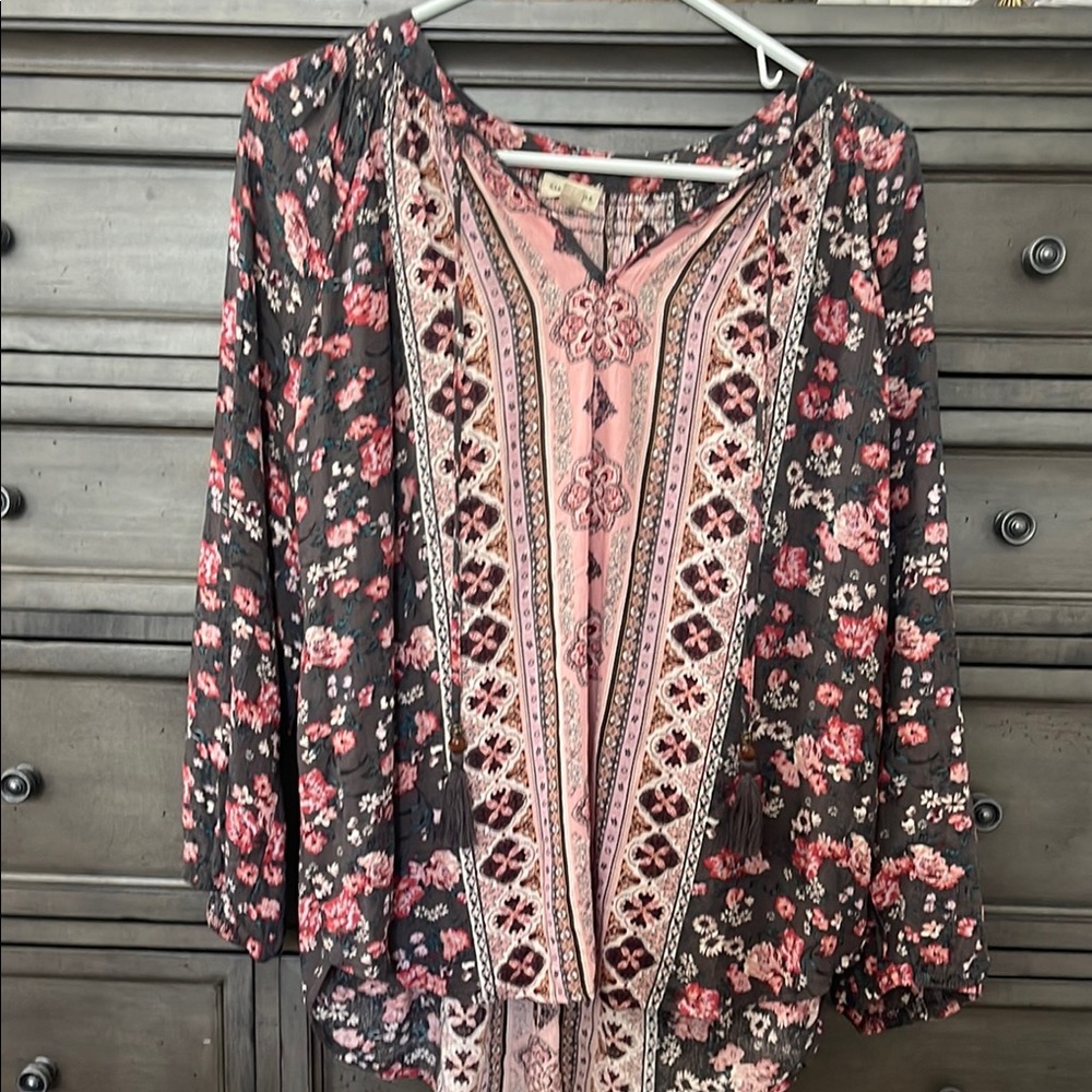 Floral Bohemian Women's Top
